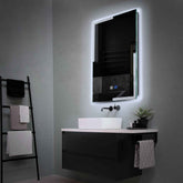 LED Spiegel Vertikal | Touch-Schalter | Anti-Beschlag-Funktion | Kaltweißes Licht - Reyze Seria Edge Model 2